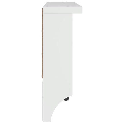 væghængt knagerække SANDNES 45x12x35 cm massivt fyrretræ hvid
