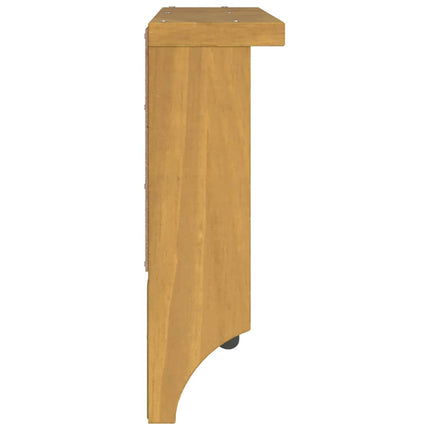 væghængt knagerække SANDNES 87x12x35 cm massivt fyrretræ