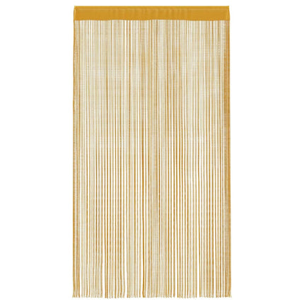 trådgardiner 2 stk. 100x250 cm gylden