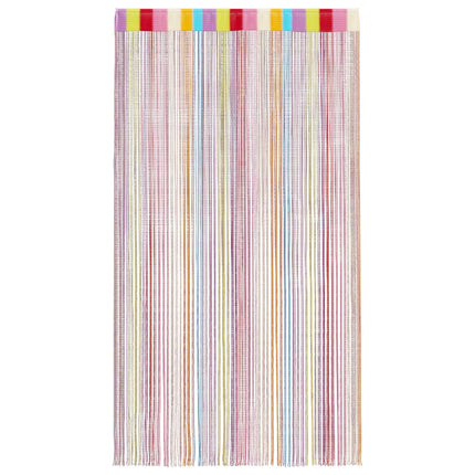 trådgardiner 2 stk. 100x250 cm flerfarvet