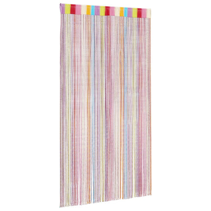 trådgardiner 2 stk. 140x250 cm flerfarvet