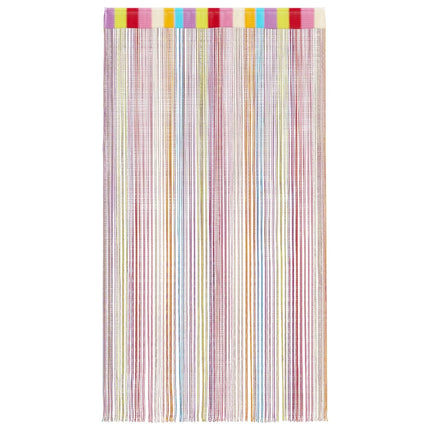 trådgardiner 2 stk. 140x250 cm flerfarvet