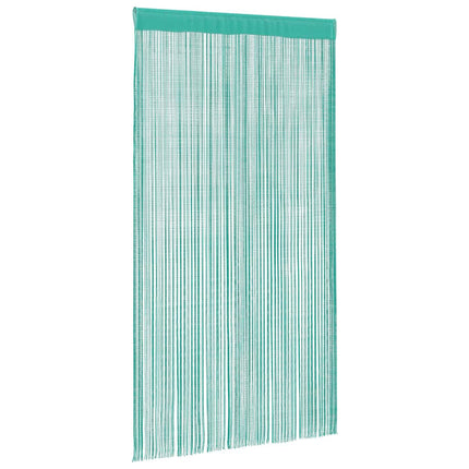 trådgardiner 2 stk. 100x250 cm turkis