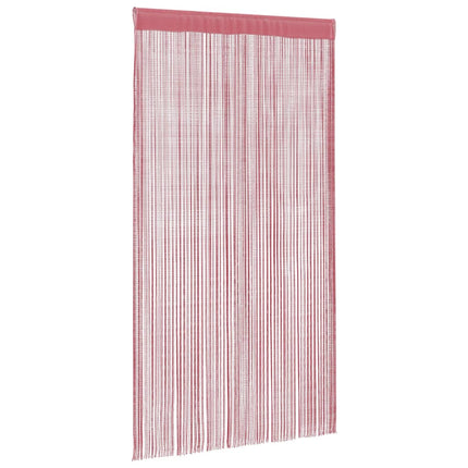 trådgardiner 2 stk. 140x250 cm lyserød