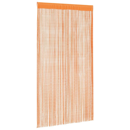 trådgardiner 2 stk. 100x250 cm orange
