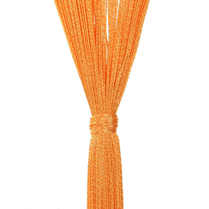 trådgardiner 2 stk. 100x250 cm orange