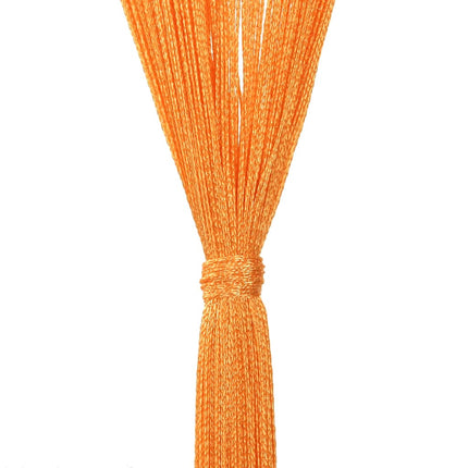 trådgardiner 2 stk. 140x250 cm orange