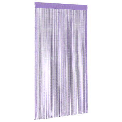 trådgardiner 2 stk. 100x250 cm lilla