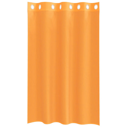 voile-gardiner med øskner 2 stk. 140x175 cm orange