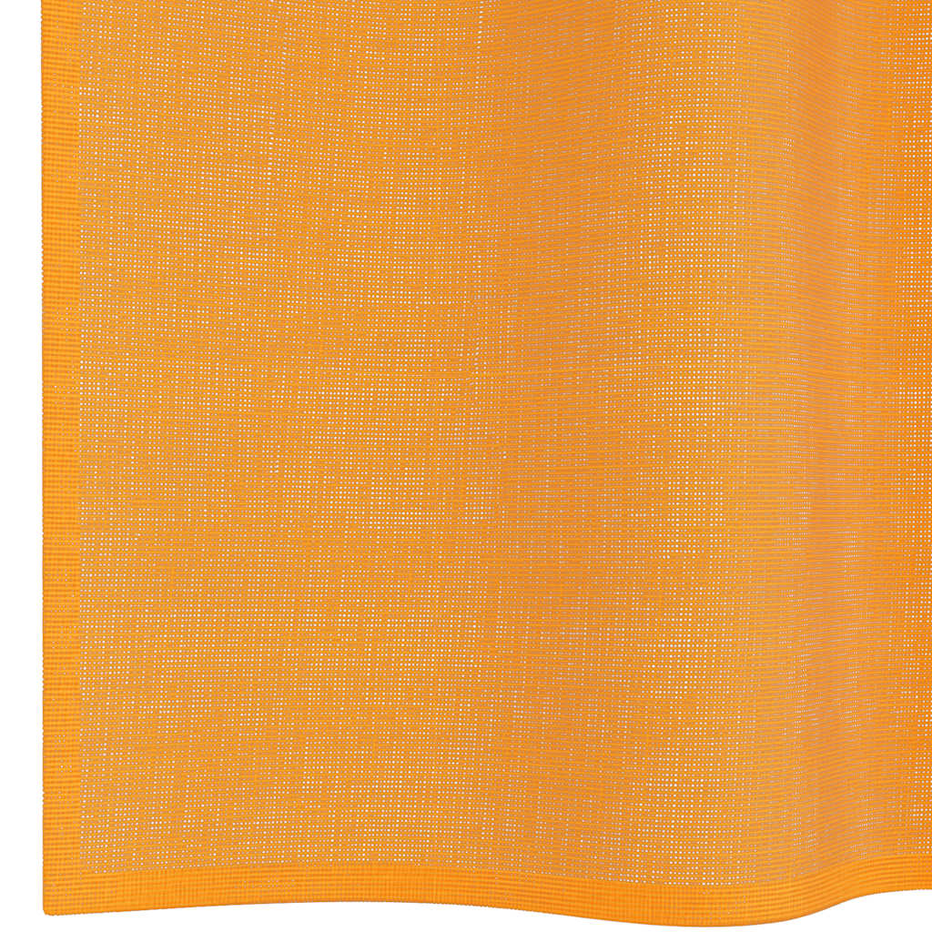 voile-gardiner med øskner 2 stk. 140x260 cm orange