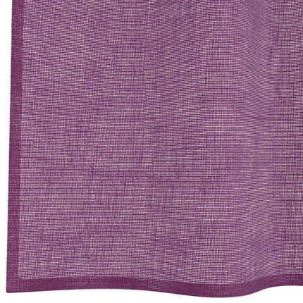 voile-gardiner med øskner 2 stk. 140x245 cm lilla