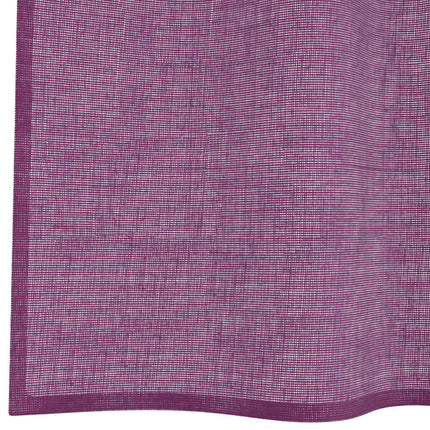 voile-gardiner med øskner 2 stk. 140x260 cm lilla