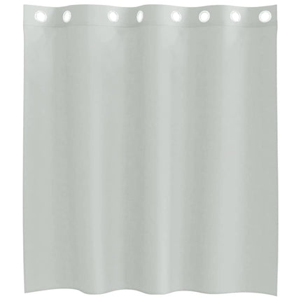 voile-gardiner med øskner 2 stk. 140x140 cm lysegrå