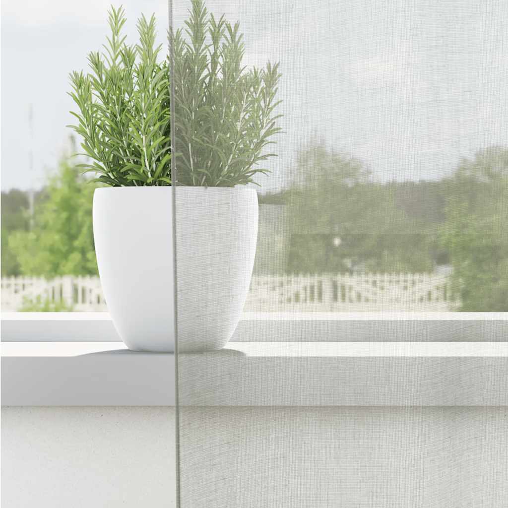 voile-gardiner med øskner 2 stk. 140x260 cm lysegrå