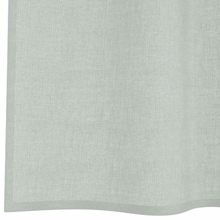 voile-gardiner med øskner 2 stk. 140x260 cm lysegrå