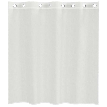 voile-gardiner med øskner 2 stk. hvid