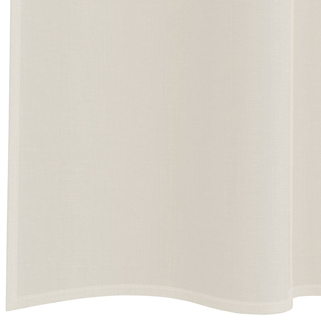 voile-gardiner med stanglommer 2 stk. cremefarvet