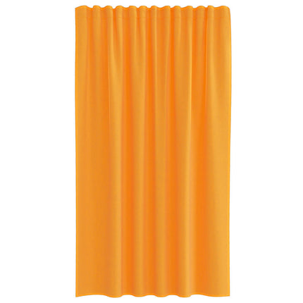 voile-gardiner med stanglommer 2 stk. orange