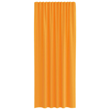 voile-gardiner med stanglommer 2 stk. orange