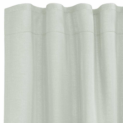 voile-gardiner med stanglommer 2 stk. lysegrå