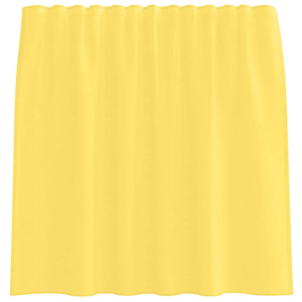 voile-gardiner med stanglommer 2 stk gul