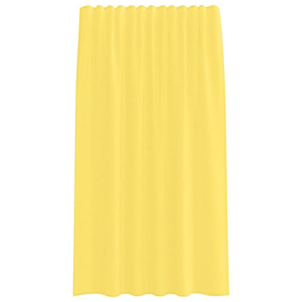 voile-gardiner med stanglommer 2 stk gul