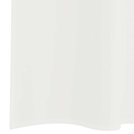 voile-gardiner med stanglommer 2 stk hvid
