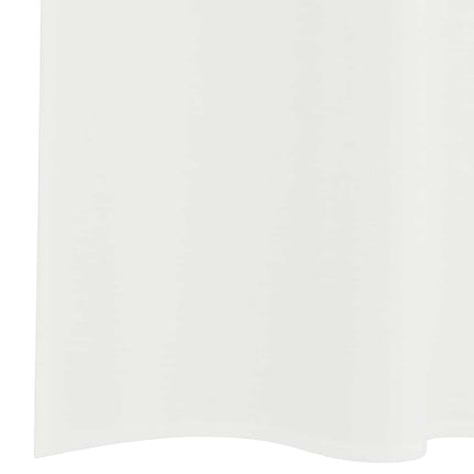 voile-gardiner med stanglommer 2 stk hvid