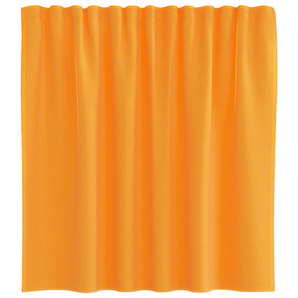 voile-gardiner med løkker 2 stk. 140x140 cm orange