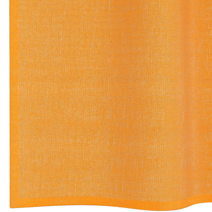 voile-gardiner med løkker 2 stk. 140x140 cm orange