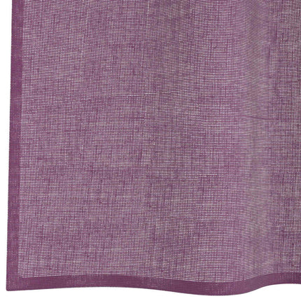 voile-gardiner med løkker 2 stk. 140x245 cm lilla