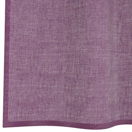 voile-gardiner med løkker 2 stk. 140x260 cm lilla