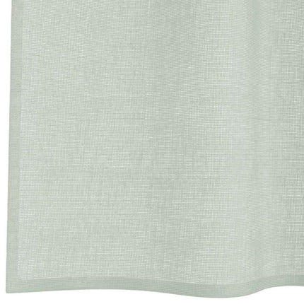 voile-gardiner med løkker 2 stk. 140x140 cm lysegrå