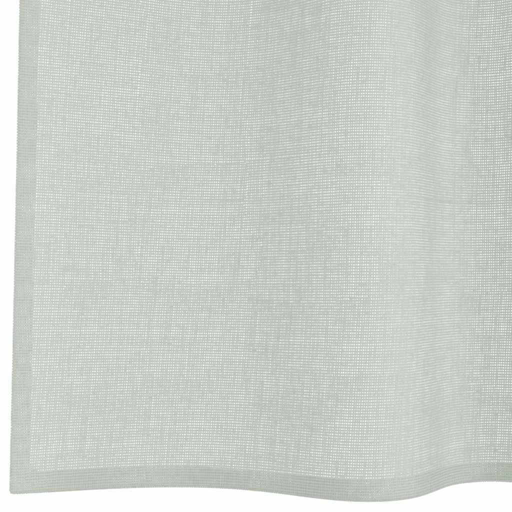 voile-gardiner med løkker 2 stk. 140x245 cm lysegrå