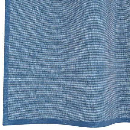voile-gardiner med løkker 2 stk. 140x245 cm kongeblå