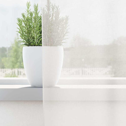 voile-gardiner med løkker 2 stk. 140x225 cm hvid