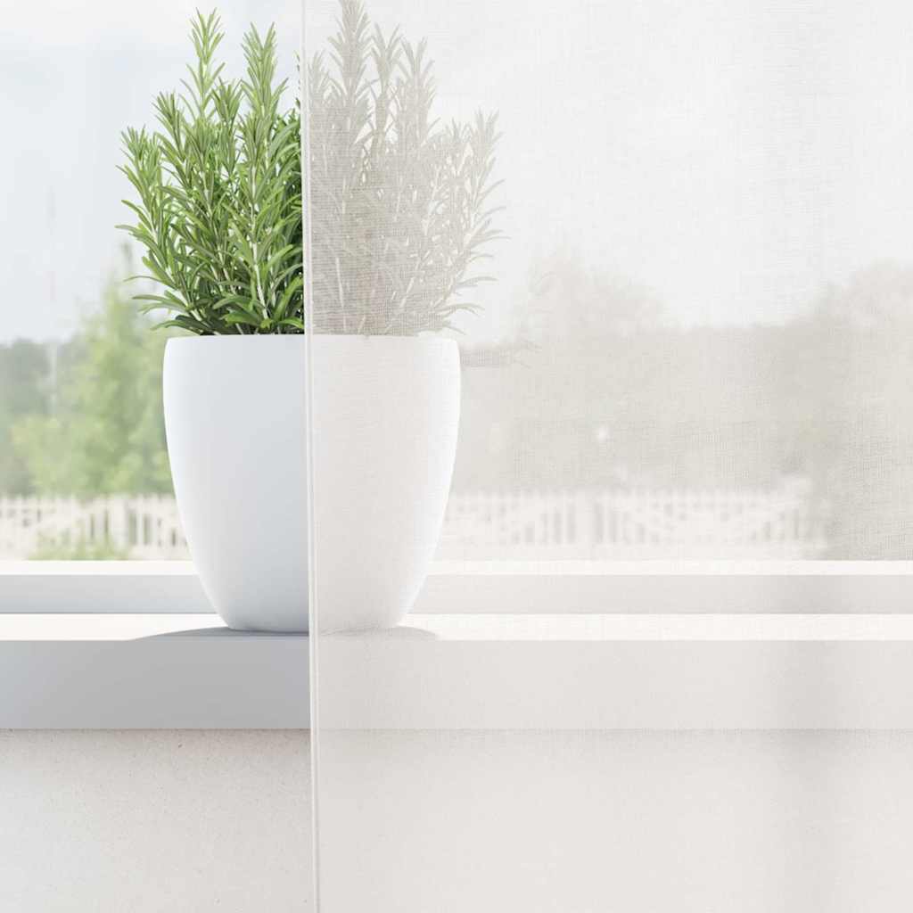 voile-gardiner med løkker 2 stk. 140x225 cm hvid
