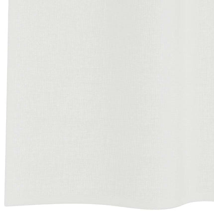 voile-gardiner med løkker 2 stk. 140x225 cm hvid