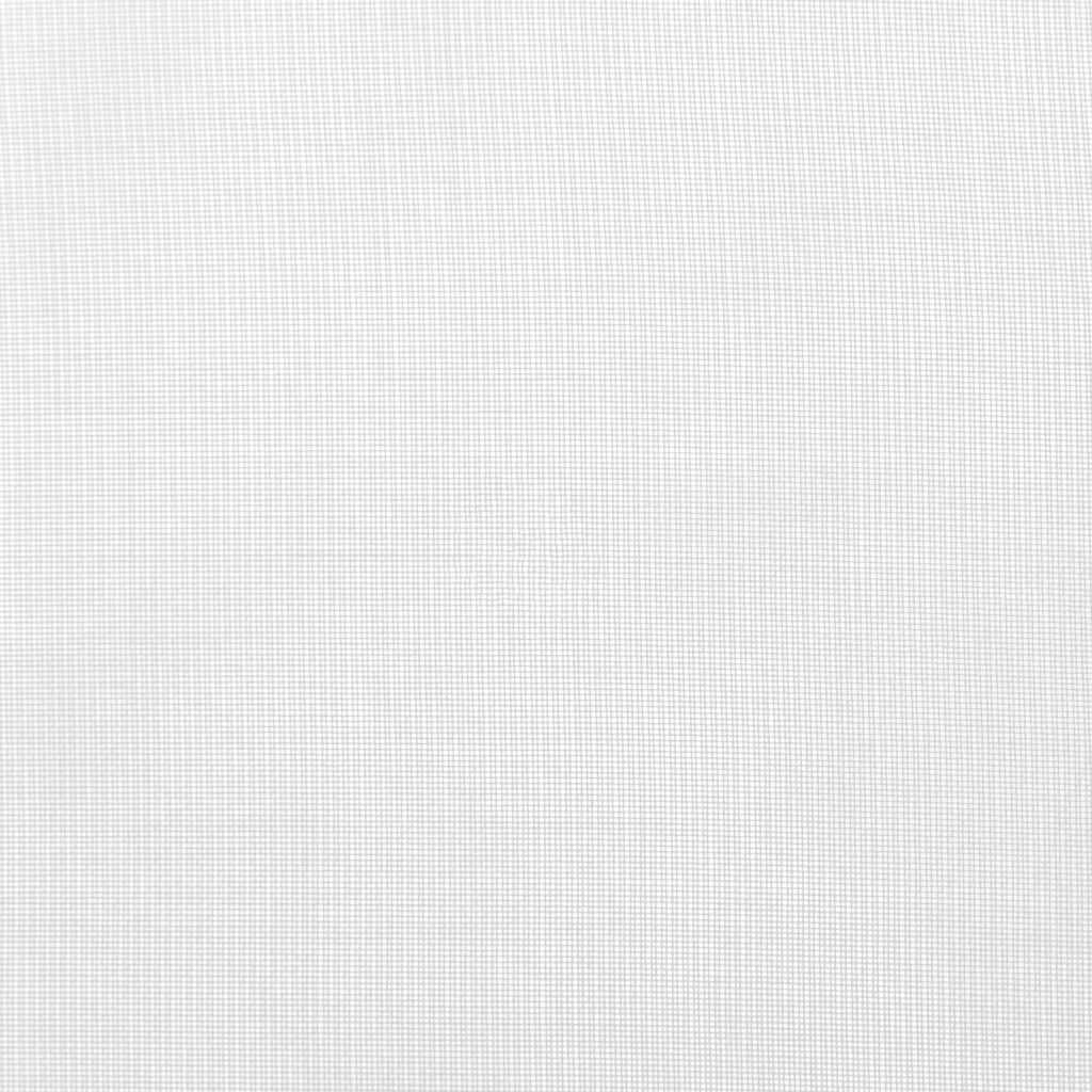 voile-gardiner med løkker 2 stk. 140x245 cm hvid