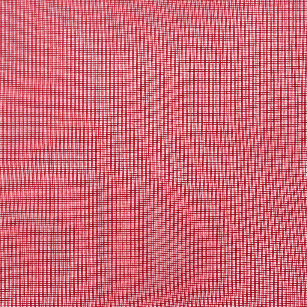 voile-gardiner med løkker 2 stk. 140x225 cm vinrød