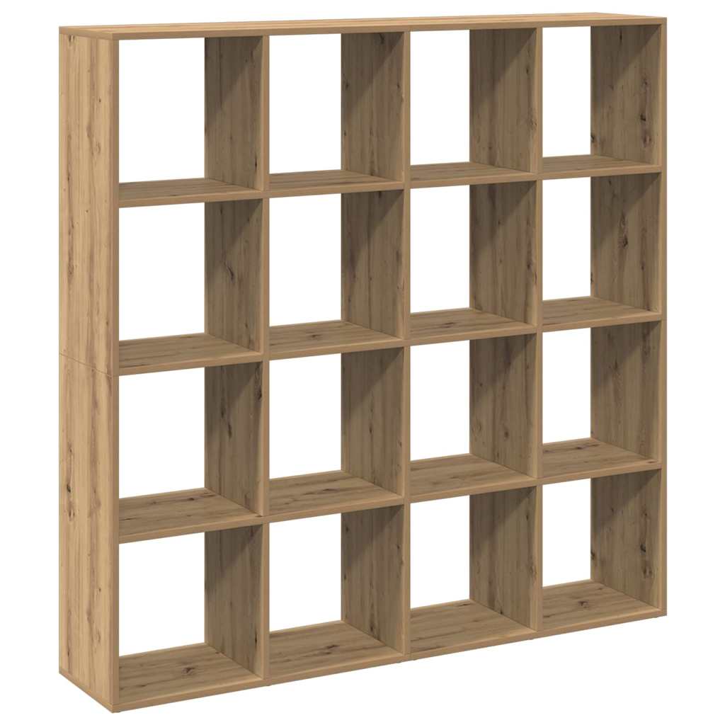 bogskab 102x29x143 cm konstrueret træ egetræslook billede