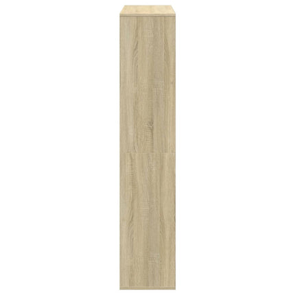 bogskab 102x29x143 cm konstrueret træ sonoma-eg