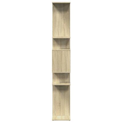bogskab 92x29x188 cm konstrueret træ sonoma-eg