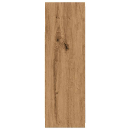 badeværelsesskab med spejl 62,5x20,5x64 cm konstrueret træ