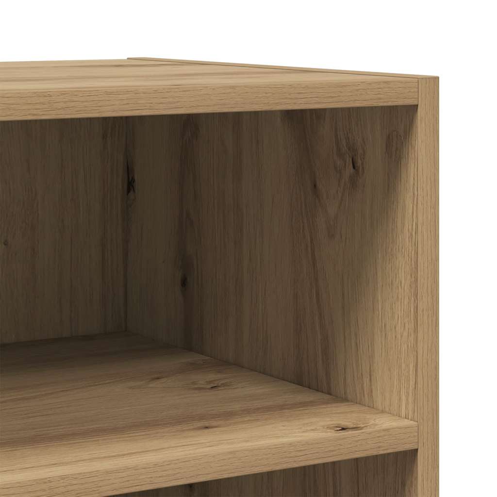 skænk 57x35x70 cm konstrueret træ kunsteg