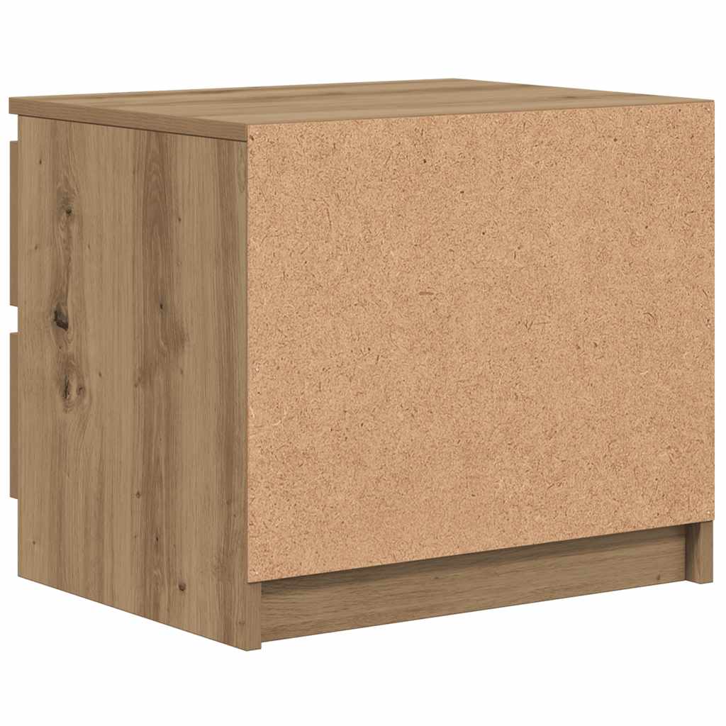 sengeborde 2 stk. 50x40x43,5 cm kunsteg