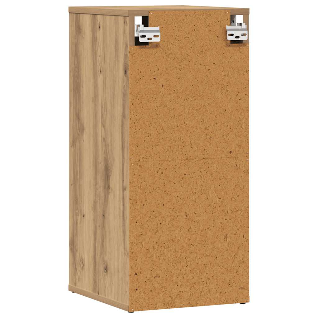 skoskab 32x35x70 cm konstrueret træ kunsteg