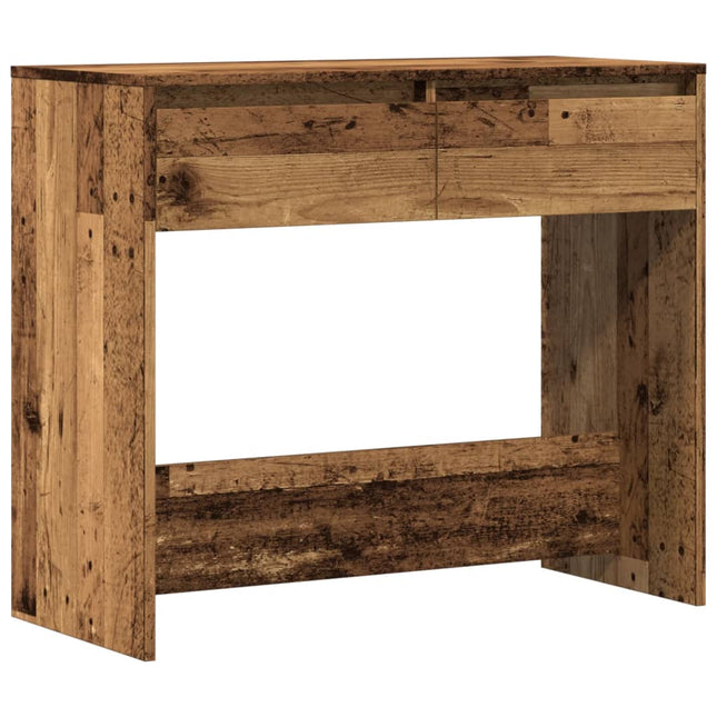 konsolbord 89x41x76,5 cm konstrueret træ antikt træ