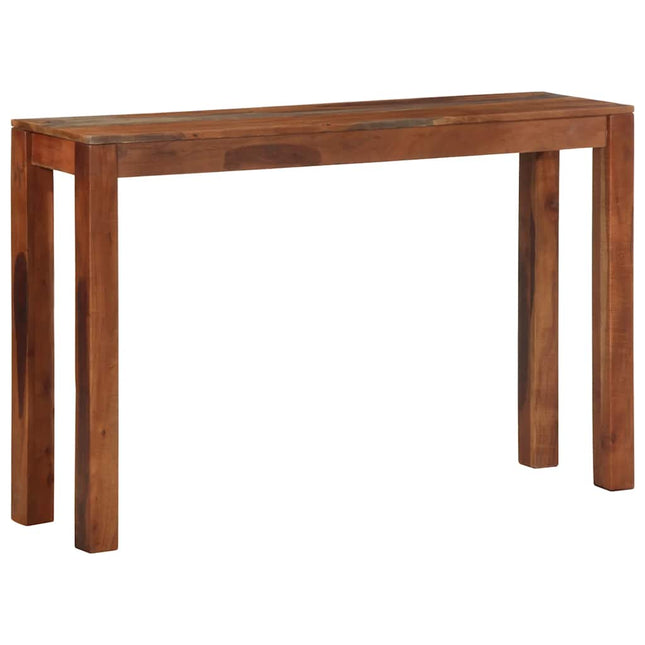 konsolbord 120x30x76 cm massivt akacietræ