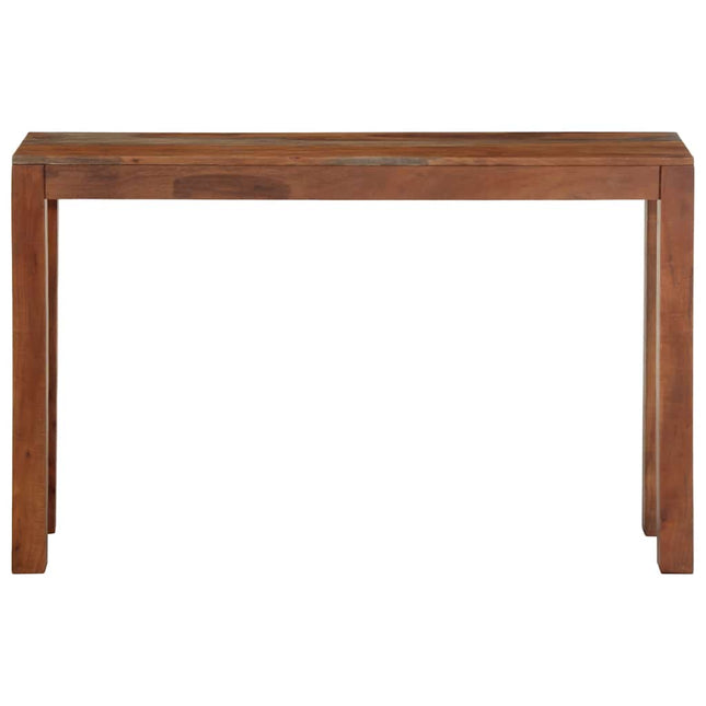 konsolbord 120x30x76 cm massivt akacietræ